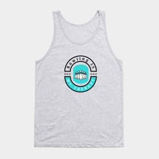 Bowling is my therapy funny motivational design Tank Top